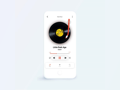 Music Player design music player ui