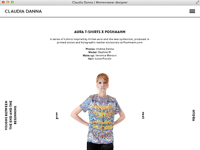 claudiadanna.com css3 design fashion html5 interaction iphone minimal portfolio responsive ui design webdesign womenswear