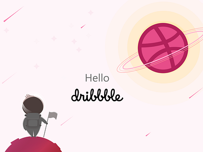 Hello Dribbble debut hello hello dribbble hello dribble inspire new