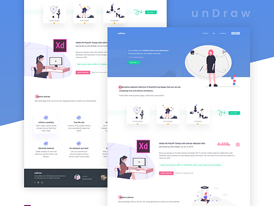 unDraw : Website Redesign Concept illustraion illustrator undraw vector webdesign website website design