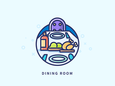 Dining Room illustration