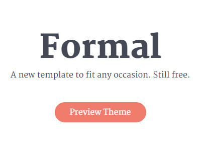 Formal Theme design professional responsive template web