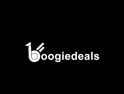 boogiedeals abstract branding design flat graphic illustration logo minimal typography vector