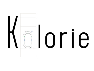 Kalorie Typeface glyphs typo typography