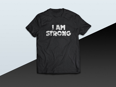 I Am Strong - tshirt bodybuilder design gym illustration motivation motivational strong stronger tee tees tshirt tshirt art tshirt design tshirt graphics tshirtdesign