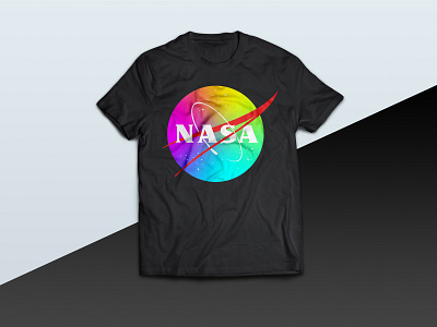 Colorful Nasa Image tshirt