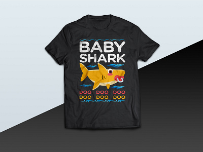 Baby Shark Doo Doo Doo Doo Doo Doo baby shark tshirt baby tshirt design illustration shark tshirt tee tees tshirt tshirt art tshirt design tshirt graphics tshirtdesign