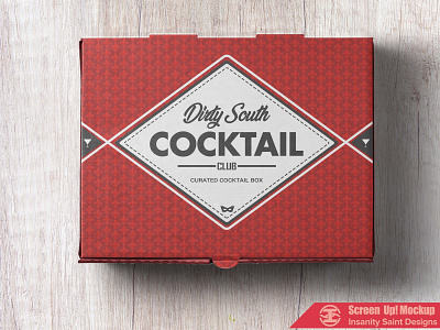 Custom Cocktail Package Box Design