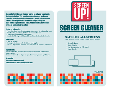 Screen Up Label