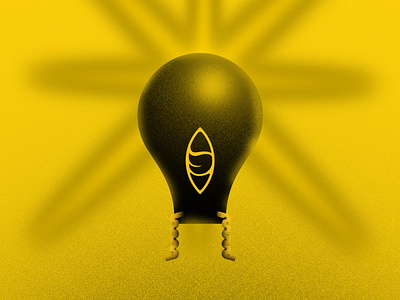 Misfit Idea artwork brainstorm bulb eureka grain idea identity design illustration illustration art light lightbulb psychedelic spark