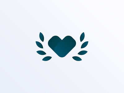 Apollo En Coeur Logo apollo app branch branding heart icon logo olive olive branch ui ux vector