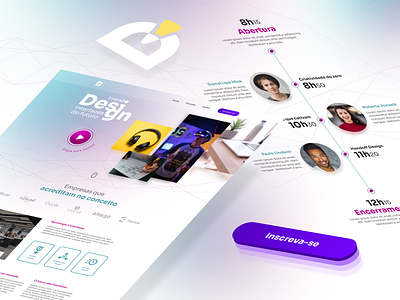 UI Landing page - Imersão Design create design event figma illustration inspiracao layout ui uidesign ux