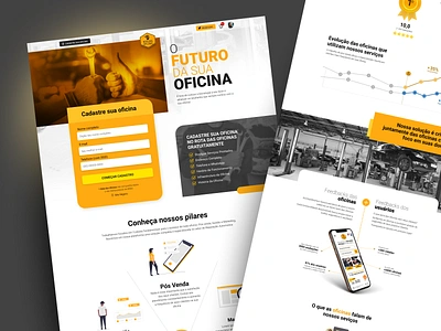 Landing page - Rota das Oficinas design figma landing page page pagina de captura ui uidesign ux web website