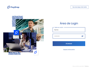 Login Playdrop design figma login page signup ui uidesign ux web