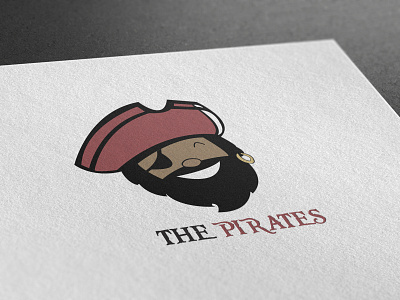 Logo The Pirates brand design design illustration illustrator logo mockup photoshop vector