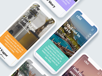 Chil UI/UX Design design development mobile design photography ui ux web