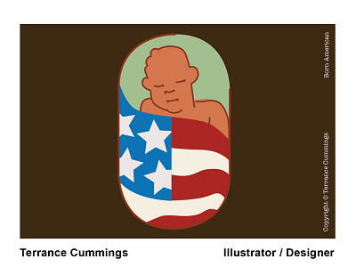 Born American design editorial illustration icon illustration illustrator nyt terrancecummings terrancecummingsstudio terrycummingsdesign thenewyorker thenewyorktimes vector