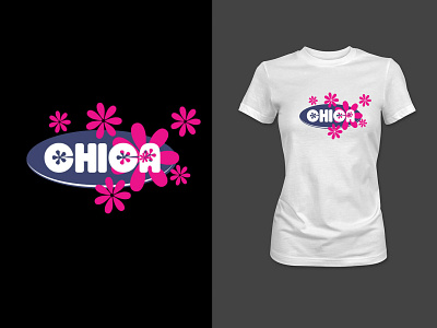 CHICA 2019 best design girls illustration t shirt t shirt design t shirt illustration t shirt mockup typography vector