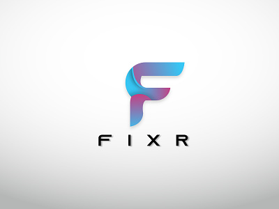 FIXR-Logo 3d logo f lgoo logo