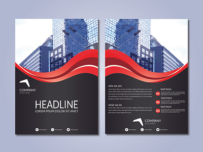 Company Flyer brochure building business company design flyer