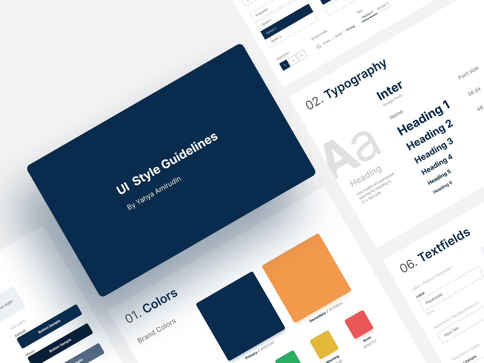 UI Style Guidelines by yahya Amirudin for Illiyin Studio on Dribbble