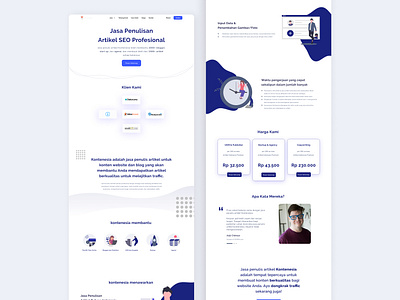 Kontenesia-Landing page  Redesign Project