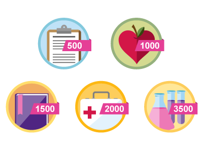 Donation Badges badges donation health icons