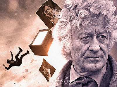 Doctor Who - Third Doctor bbc comic comic book comics cover digital art doctor who dr who photo manipulation television tv whovian