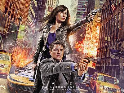 Torchwood - Comic Cover bbc comic comic book comics cover digital art doctor who photo manipulation television torchwood tv whovian
