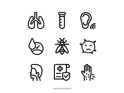 Pandemic Icon design icon iconsets logodesign minimal ui ux vector