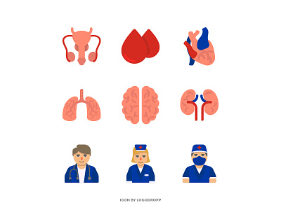 Medic flat icon for App or Web design avatar flat icon hospital icon icon design logo medic ui vector