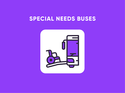 Bus Icon Style Outline Filled