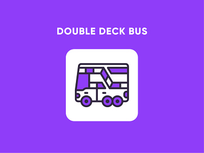 Double Deck Bus Icon