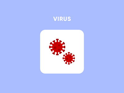 Flat Icon Style | Virus