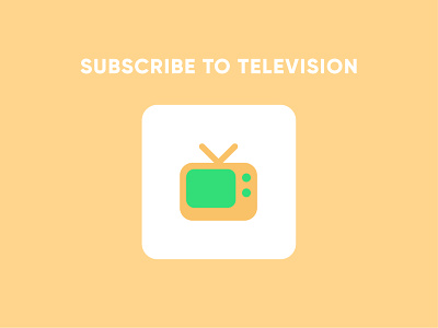 Subscribe to television Icon | Filled Style app design design flat icon icon icon pack icon set minimal mobile design tv icon uiux