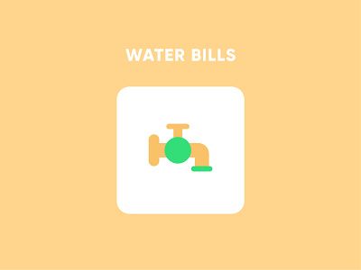 Water Bills Icon | Filled Style app design flat icon icon icon set logo mobile design uiux water icon