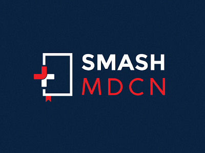 SMASH MDCN company logo creative design graphic design graphics icon design identity illustration logo medical minimal profesional