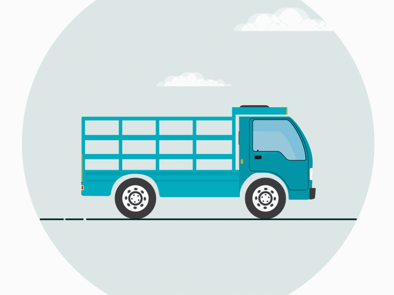 Loading animation animation motiongraphics transport vehicle cycle