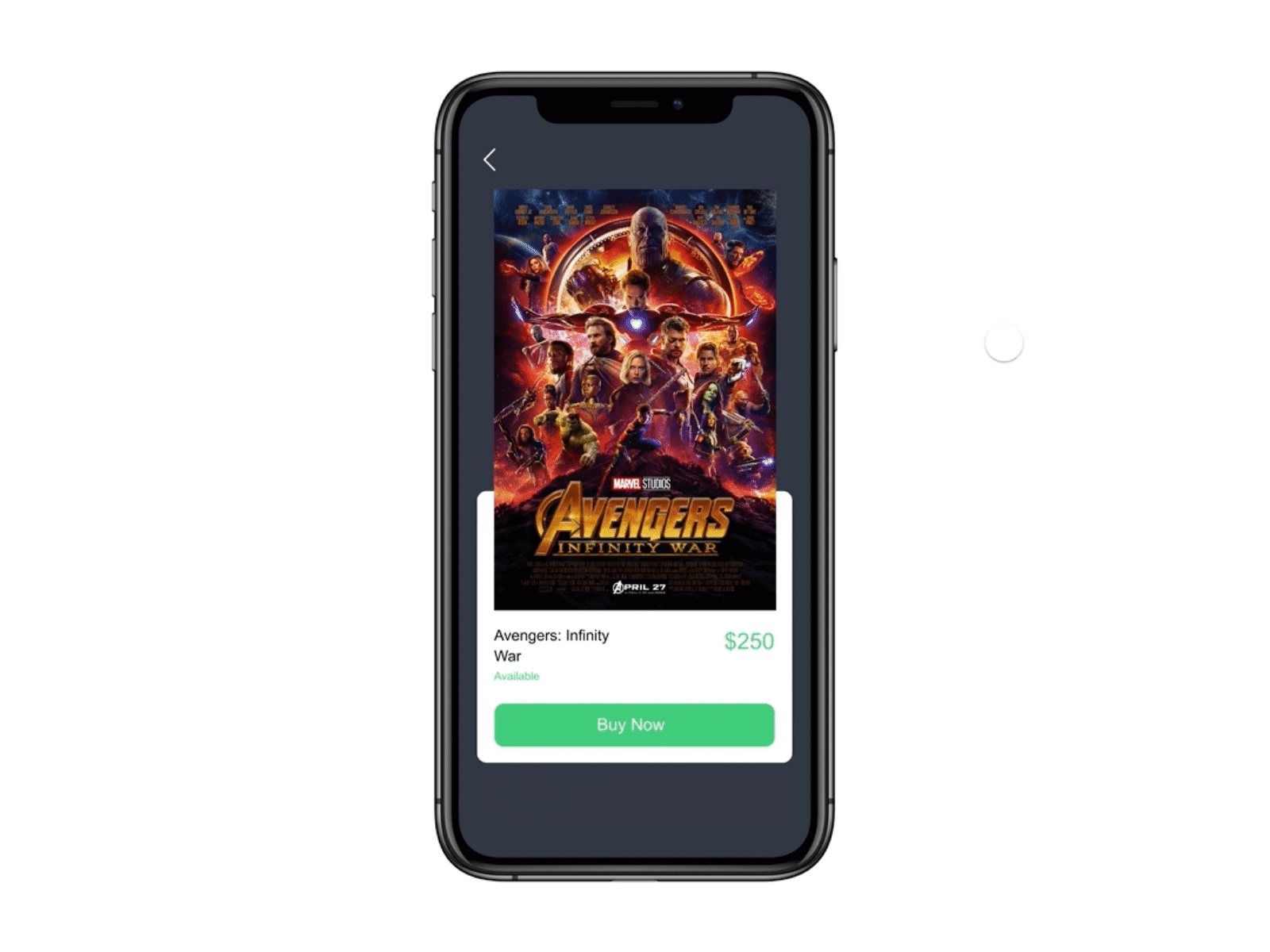 Movie Selection Animation animation app ui