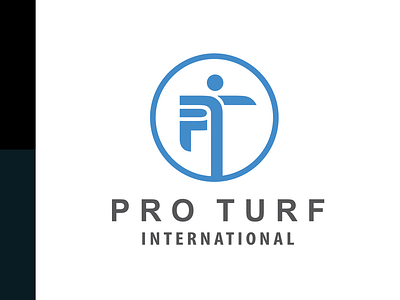 Pro Turf International Logo Design. adobe illustrator adobe photoshop design graphic design icon icon design icon designer icon designs illustration illustrator logo logo creator logo design logo mockup logoclub logodesign logomaker logotype typography vector