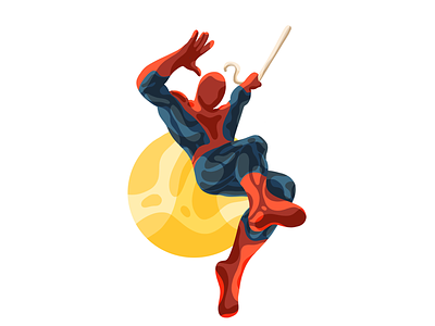 Spider man comics disney drawing dynamic dynamics illustration illustrator marvel shapes simple spider spider man