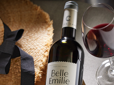 Belle Emilie Wine Label branding design label logo wine wine label wine labels
