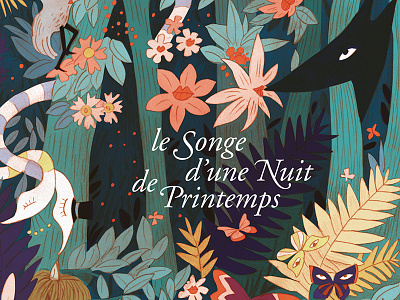 Wine Label "le Songe d'une Nuit de Printemps"