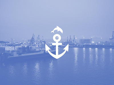 Logotype for public organization design icon illustration marine sea vector