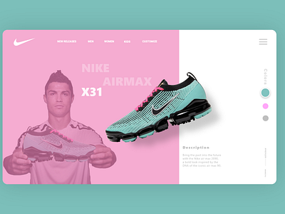 NIKE website concept