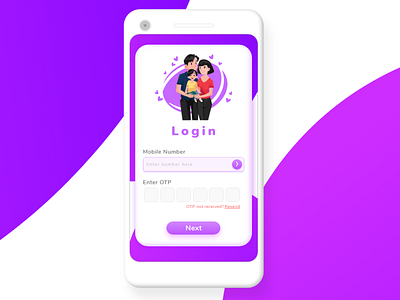 Login screen adobe photoshop adobexd android app design illustration typography ui ux vector