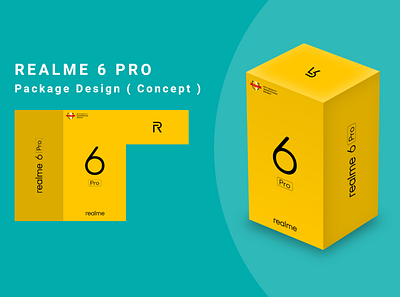 Realme 6pro Package Design branding design figma figmadesign logo package packagedesign product productdesign typography