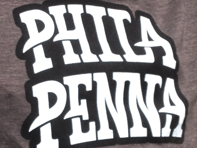 PHILA/PENNA gif gif lettering pa penna pennsylvania phila philadelphia philly shirt sticker