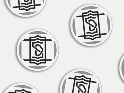 SD badge charm badge charm logo sd stickermule type