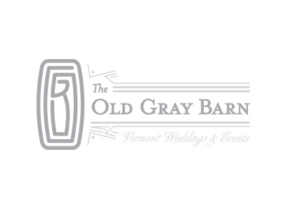 Old gray barn barn gray logo monogram old unused venue vermont vt wedding weddings